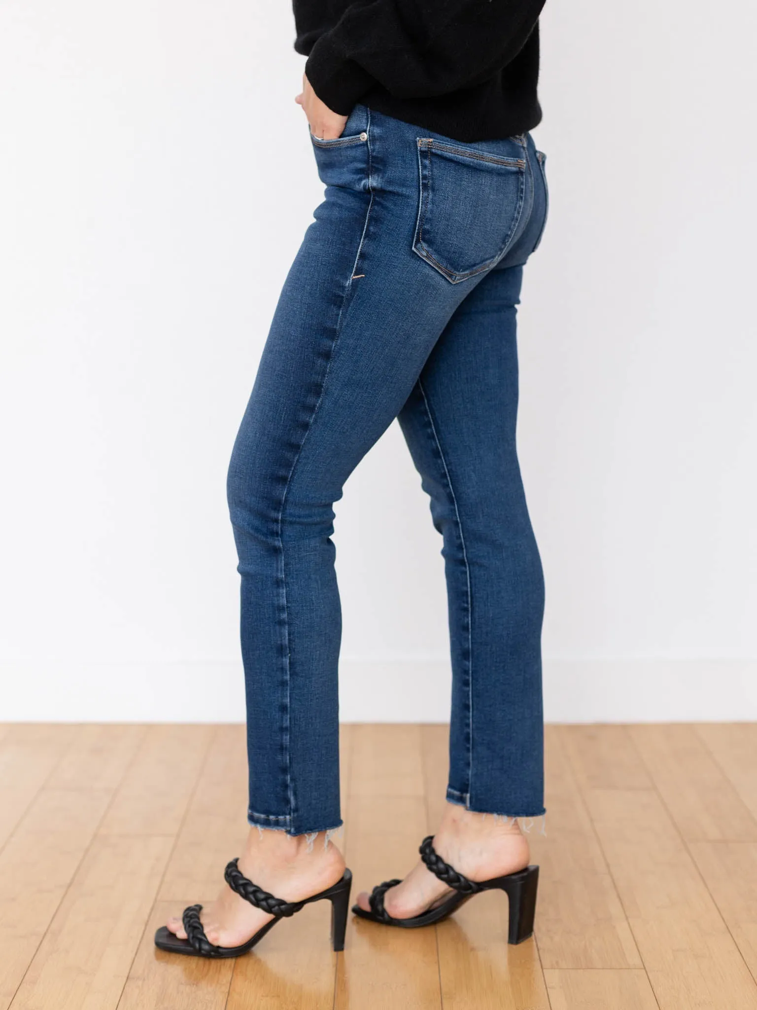 Good American Good Classic Baby Step Hem