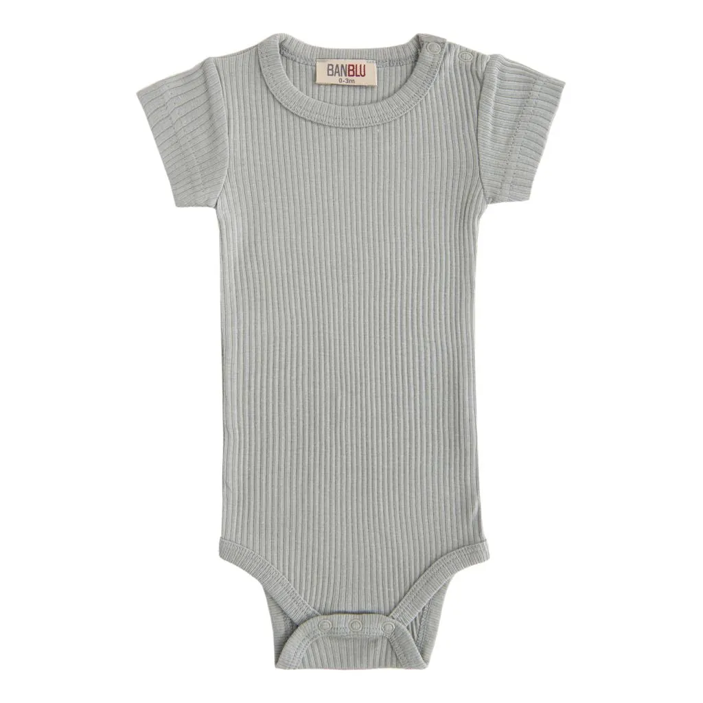 Green Short Sleeved Modal Bodysuit
