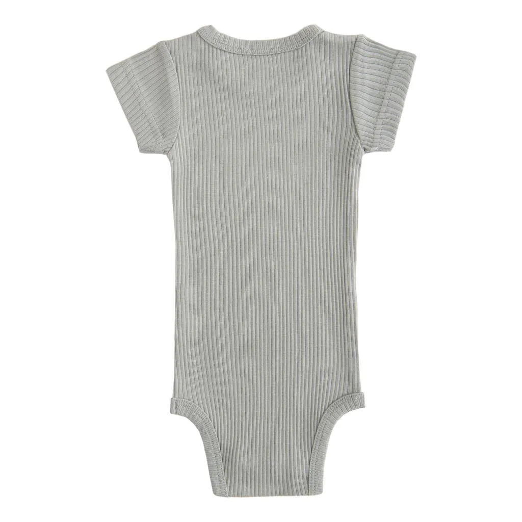 Green Short Sleeved Modal Bodysuit