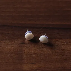 Handcrafted Seashell Stud Earrings