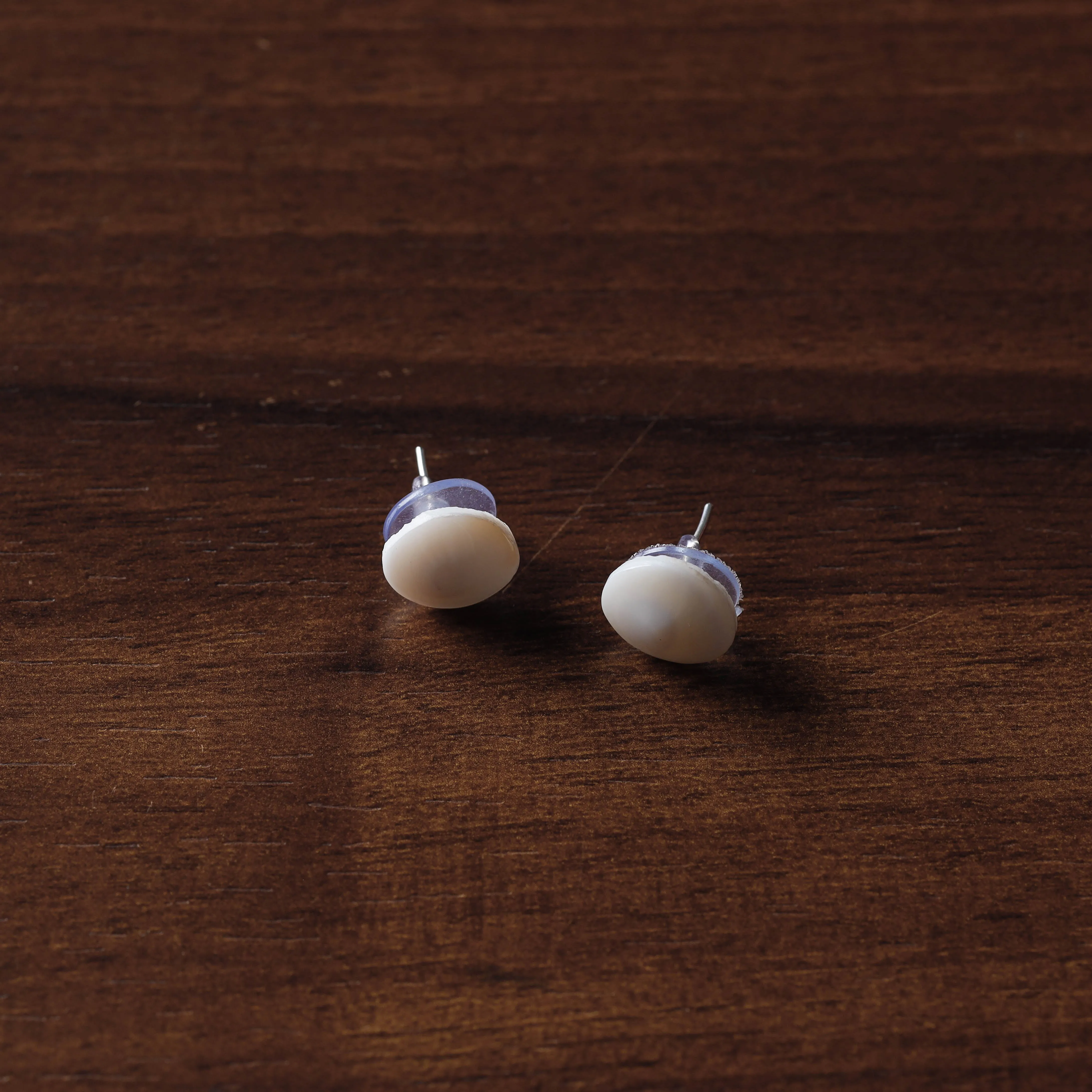 Handcrafted Seashell Stud Earrings