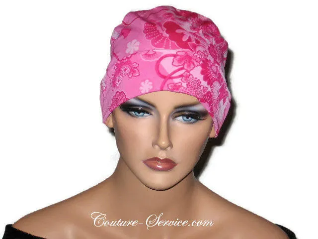 Handmade Pink Chemo Turban, Floral