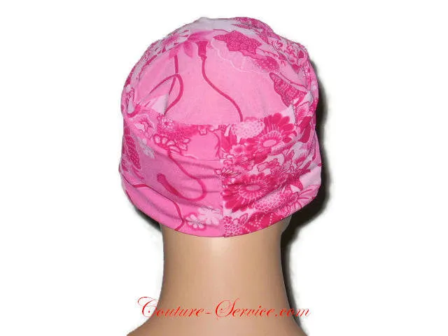 Handmade Pink Chemo Turban, Floral