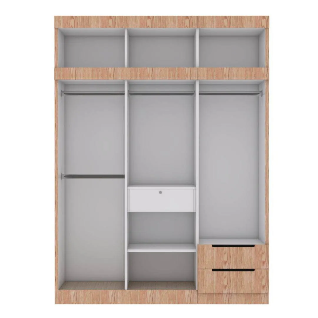 Harrison 6 Door Open Wardrobe with Top