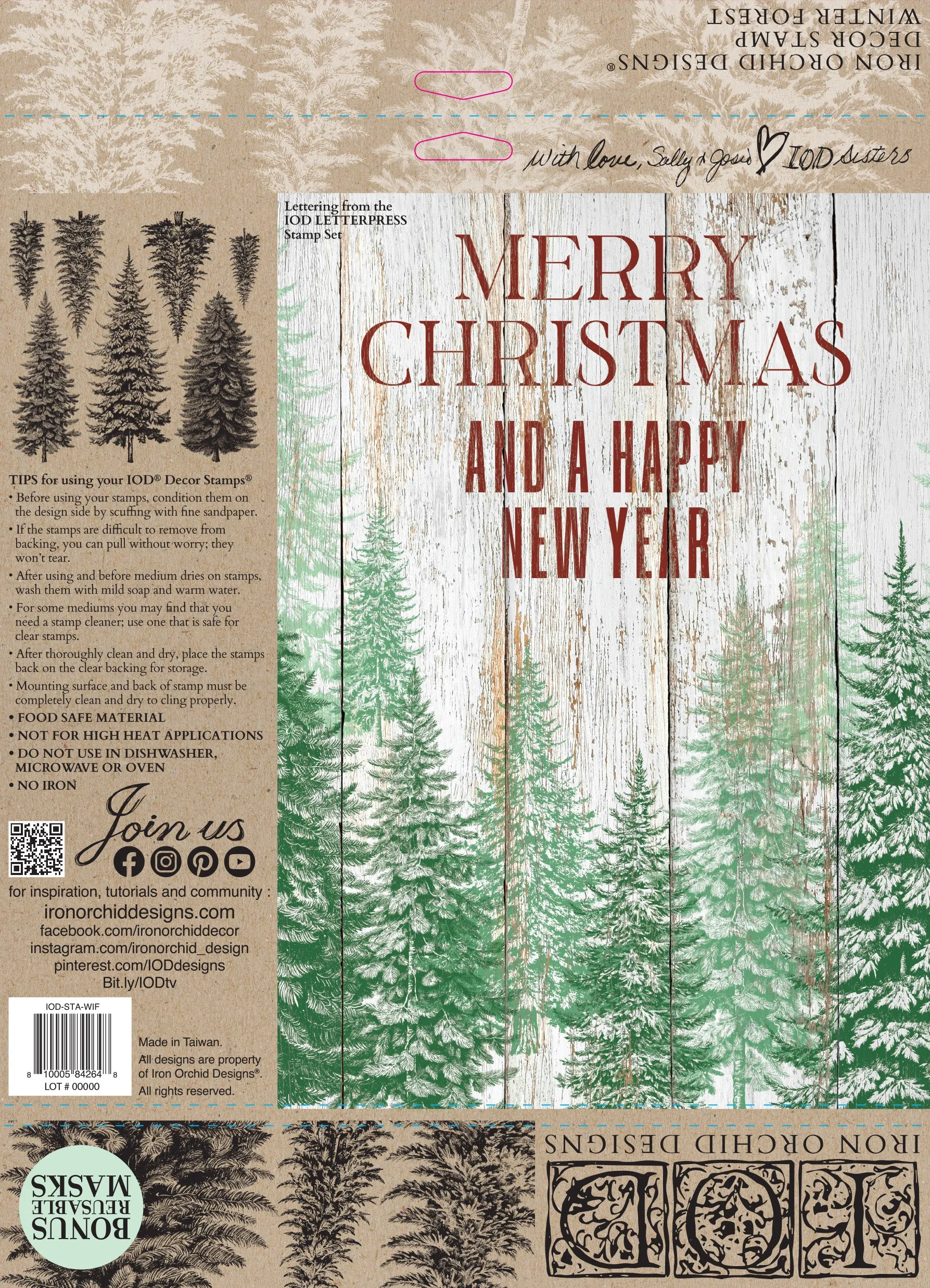 IOD  Winter Forest 12x12
