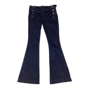 Jeans Flared By Express In Blue Denim, Size: 8
