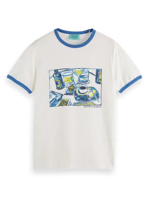 Joe Jonas X SS Ringer T-Shirt (Off White) - 180418WI24101