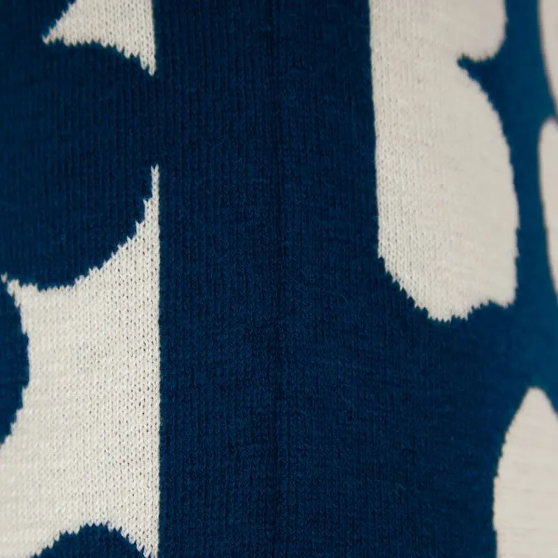 K Hanadot Navy Decorative Pillow by Kenzo Paris