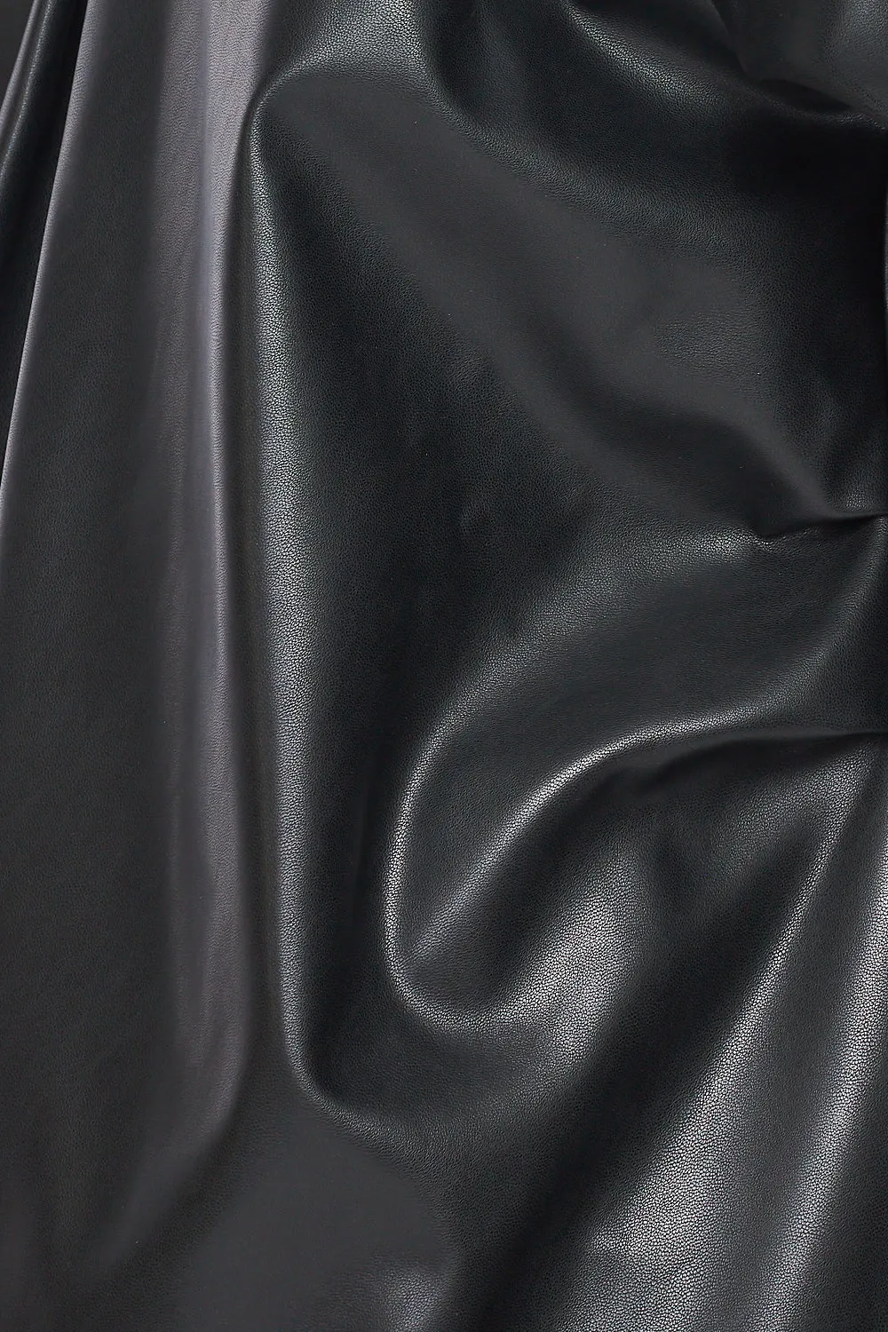 Kai Faux Leather PU Collar Shirt And Shorts Set
