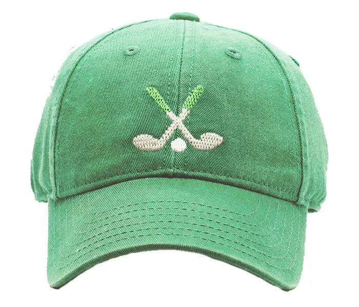 Kid's Needlepoint Hat - Golf Clubs