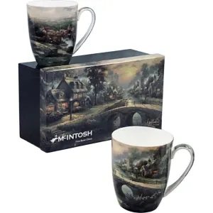 Kinkade Lamplight Village Mug Set