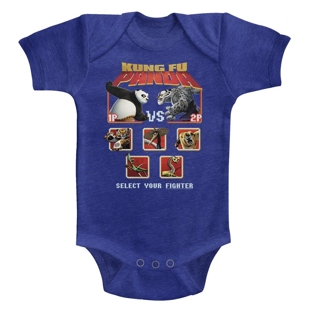 Kung Fu Panda Versus Baby Heather Bodysuit