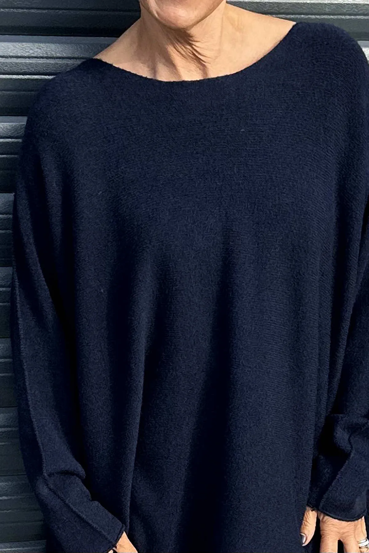 Leah Knitted Jumper Navy