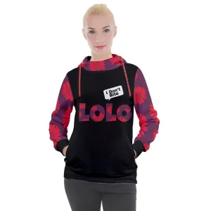 Lolo or (Contact DtheRebel for Your Name) Daisy Print Women's Hooded Pullover
