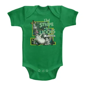 Madagascar Stripe-A-Licious Baby Heather Bodysuit