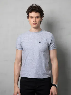 Melange round neck T-Shirt