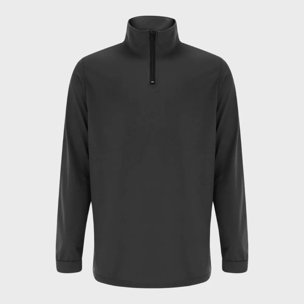 Men's Casual Stand-Up Collar Knitted Sweater in Solid Colour | Ideal for Autumn/Winter