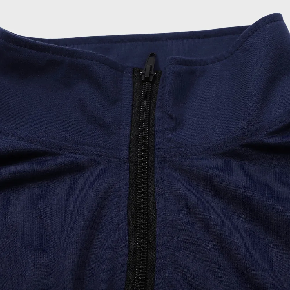 Men's Casual Stand-Up Collar Knitted Sweater in Solid Colour | Ideal for Autumn/Winter