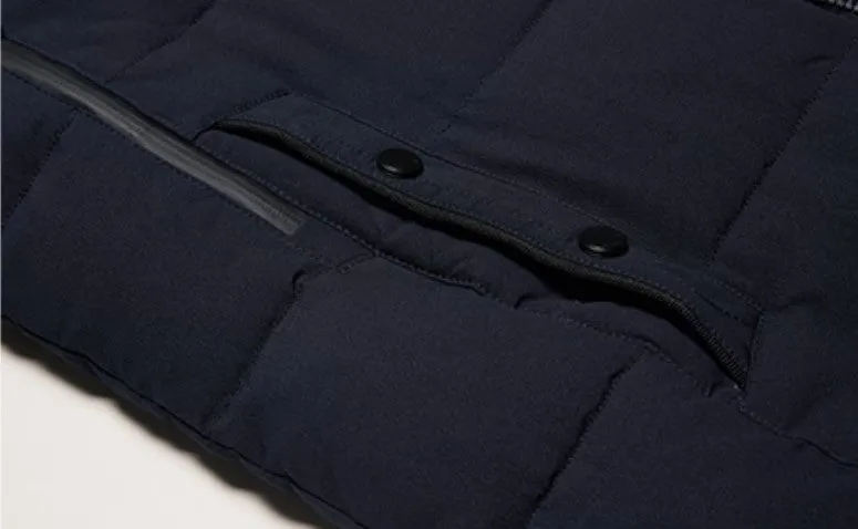 Men's Winter Casual Cotton Thick Soft Mid-Long Parka