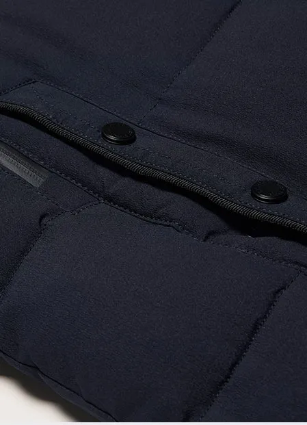 Men's Winter Casual Cotton Thick Soft Mid-Long Parka