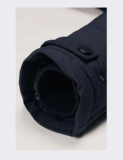 Men's Winter Casual Cotton Thick Soft Mid-Long Parka