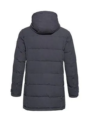 Men's Winter Casual Cotton Thick Soft Mid-Long Parka