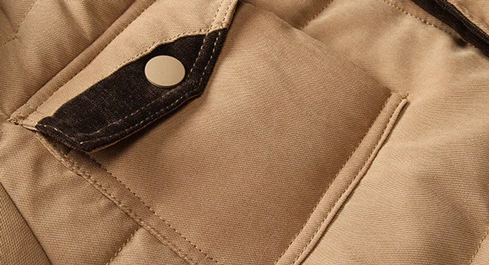 Men's Winter Thick Parka, Warm And Hooded