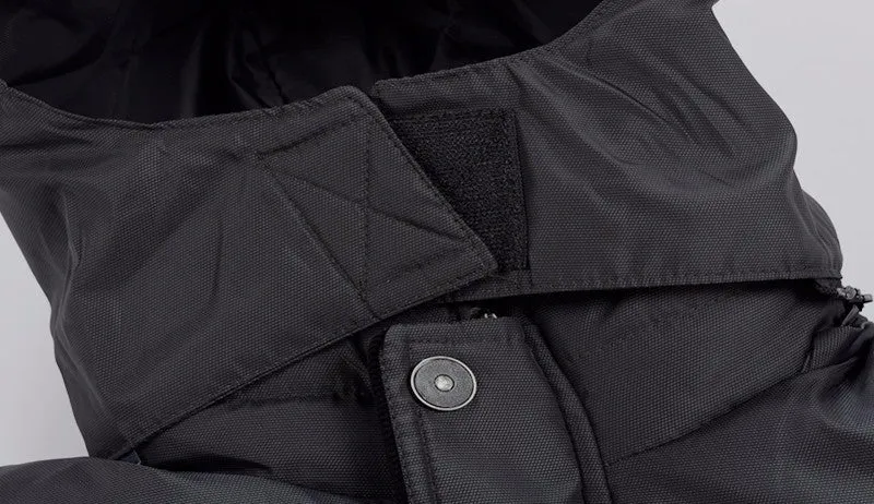Men's Winter Thick Warm Down-Padded Multi-Pocket Parka