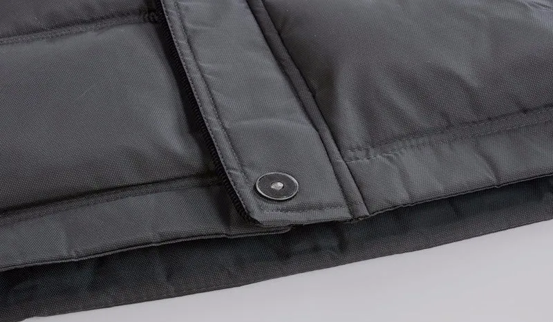 Men's Winter Thick Warm Down-Padded Multi-Pocket Parka
