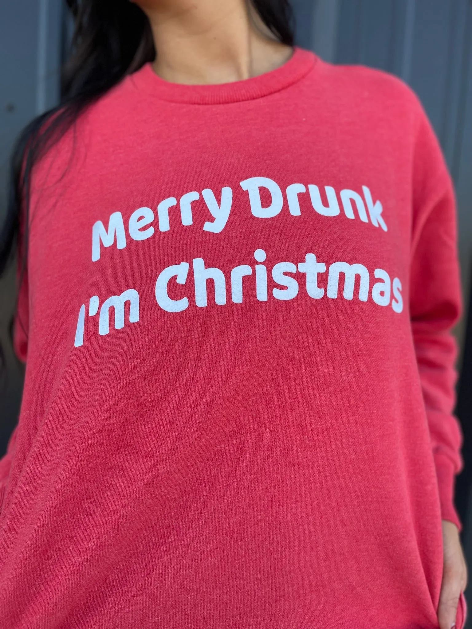 Merry Drunk, Im Christmas Sweatshirt