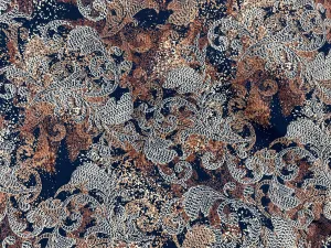 Modal Jersey Fabric - Black Russet