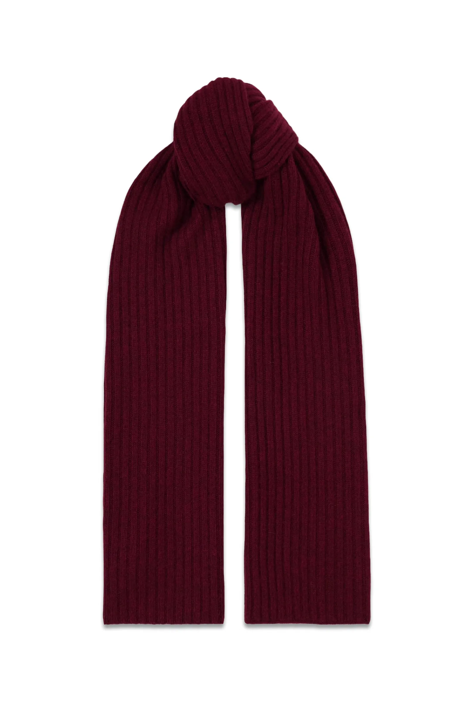 Nancy Ribbed Cashmere Scarf