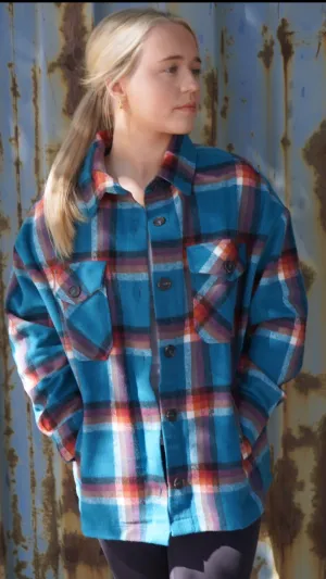 No Problems Plaid Jacket
