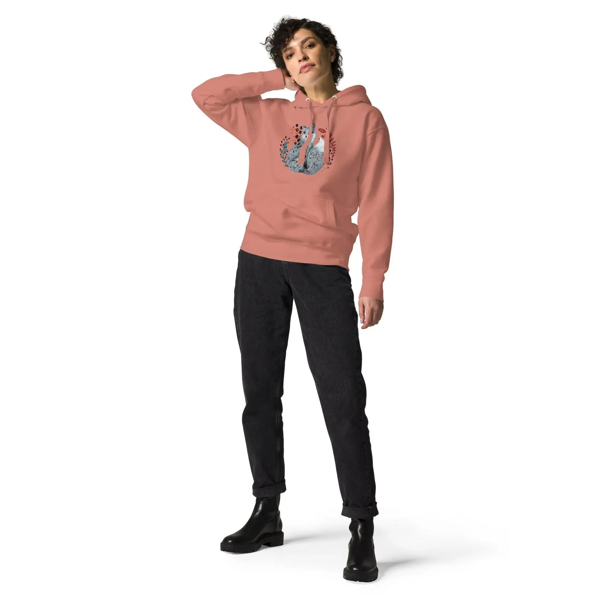 Nordic Winter Hoodie - Fox