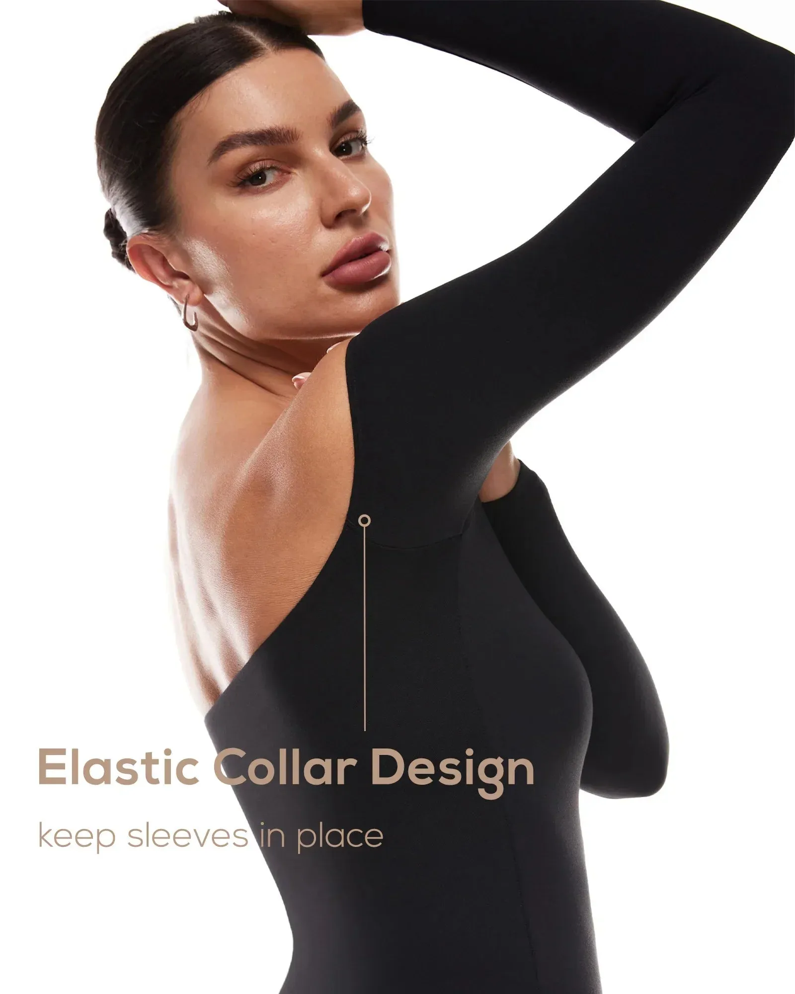 Off The Shoulder Sexy Long Sleeve Thong Bodysuit
