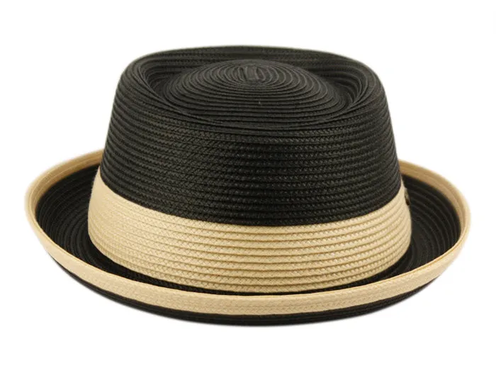 Oscar | Poly Straw Porkpie Hat