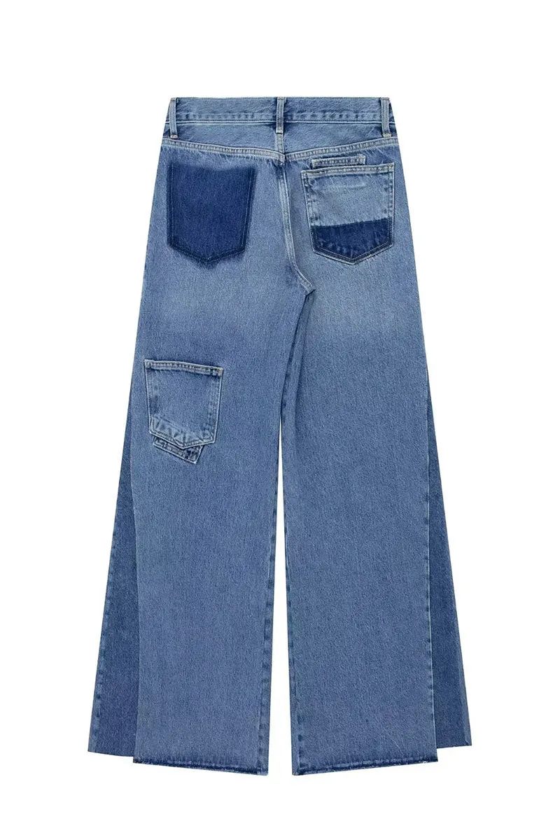 PD362 Wide Leg Bootcut Jeans