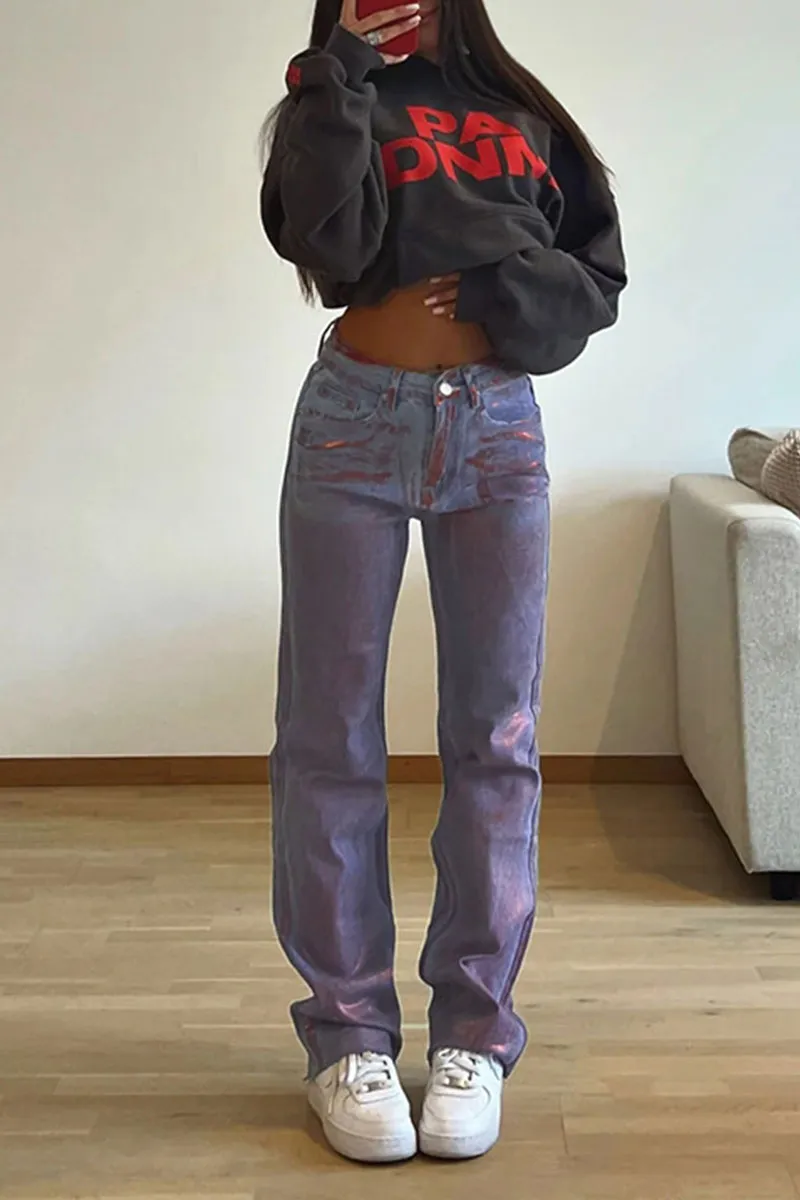 PG0529 Tie Dye Denim Jeans
