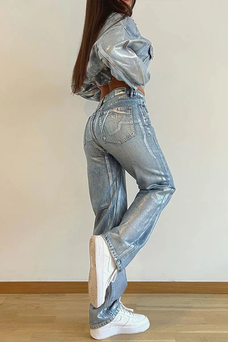 PG0529 Tie Dye Denim Jeans