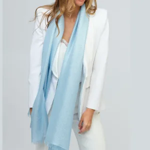 Pia Rossini Hallie Scarf in Baby Blue