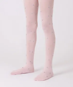 Pink Stars Kids Tights