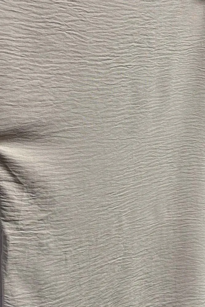 Plain Coller Dipped Hem Shirt
