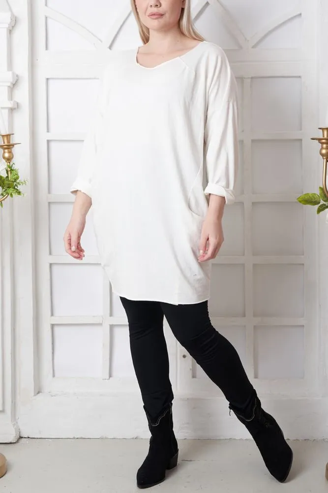 Plain Pocket Cotton Top