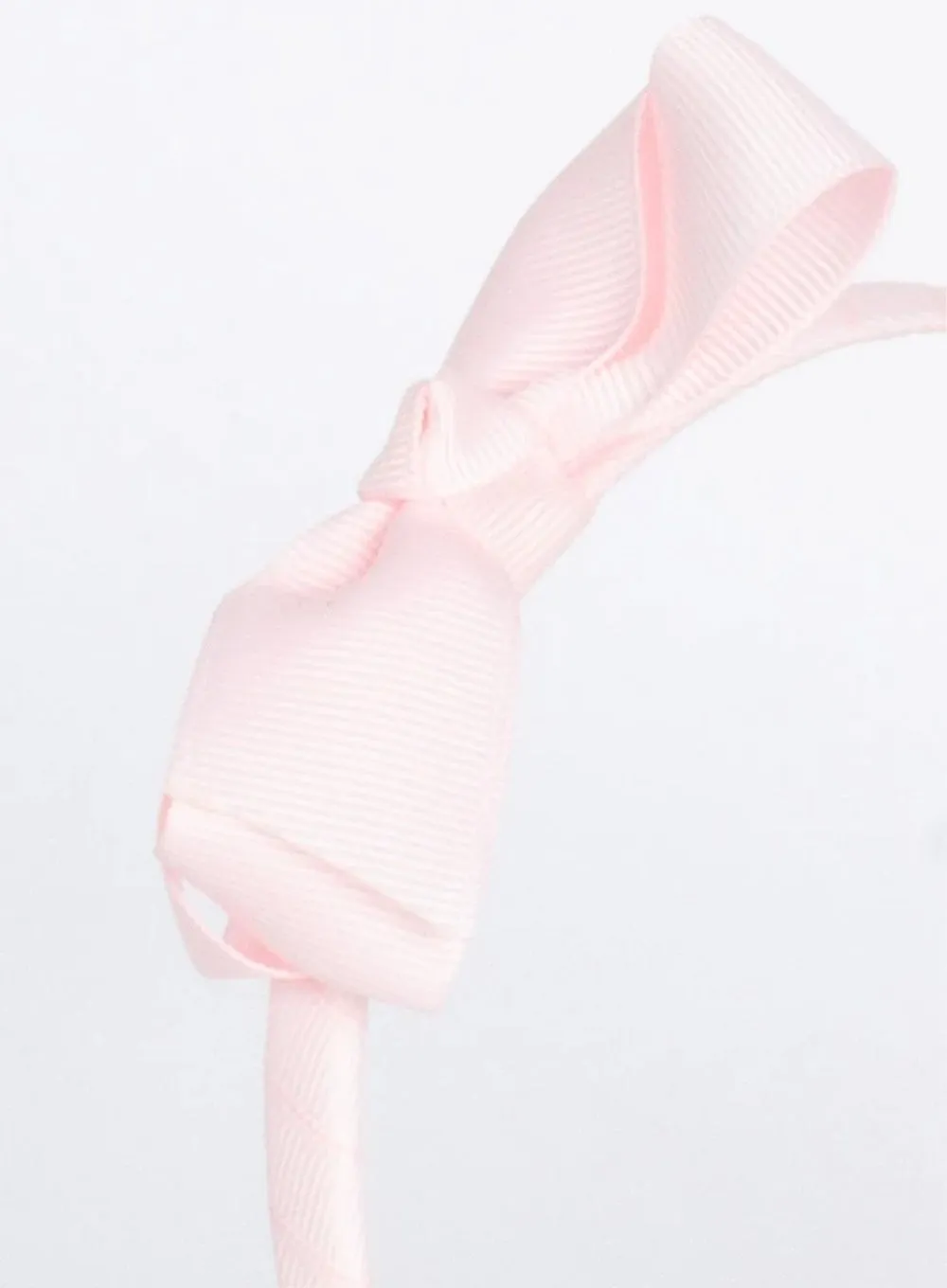 Pretty Bow Alice Band in Powder Pink