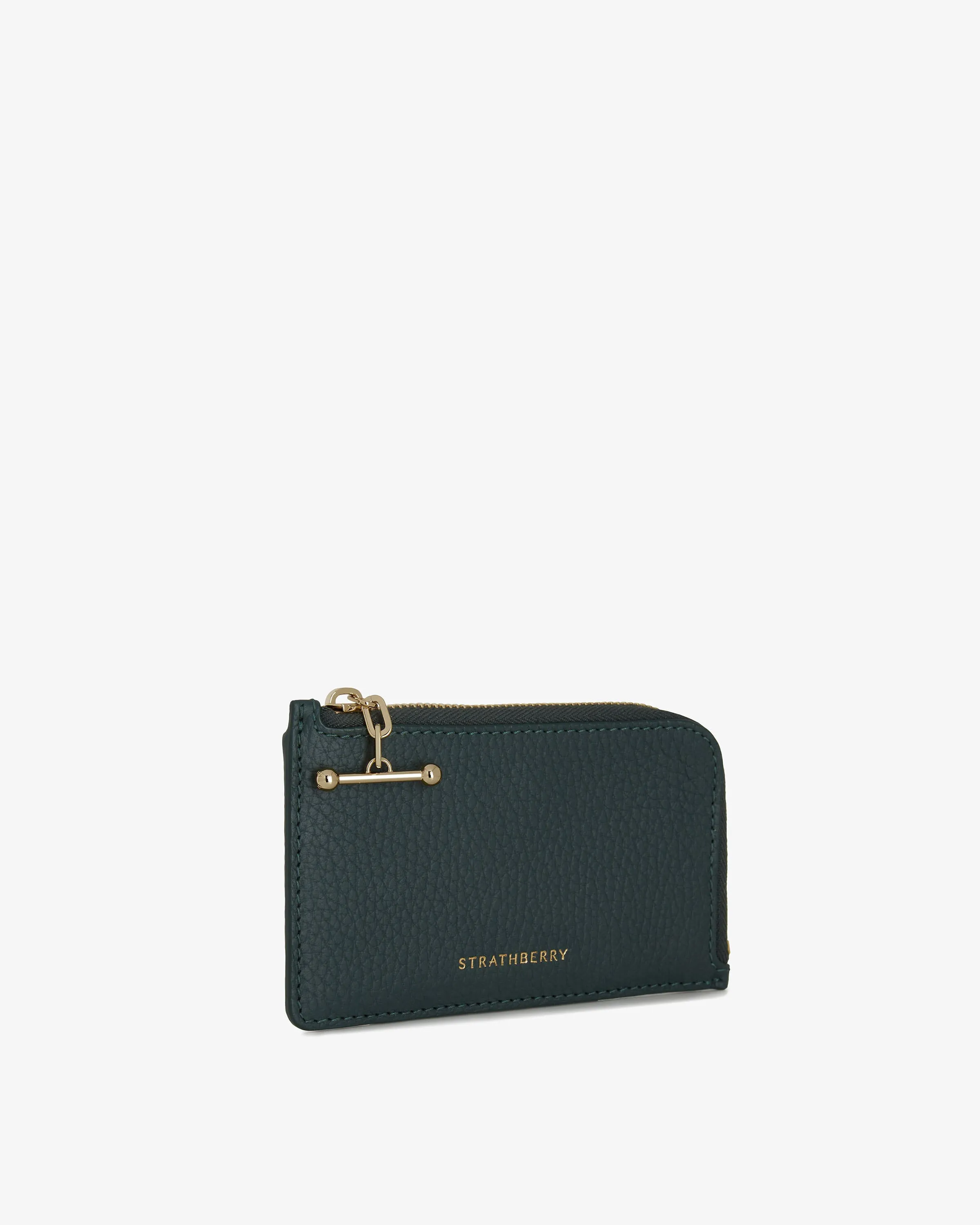 Princes Street Zip Purse - Bottle Green/Duck Egg/Diamond