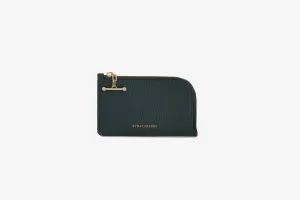 Princes Street Zip Purse - Bottle Green/Duck Egg/Diamond