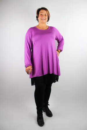 "The Shirt" Bright Color A-line Long Sleeve T-Shirt Pockets