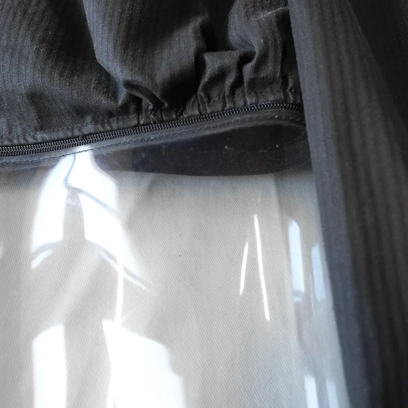 removable plastic peacoat