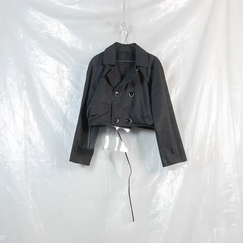 removable plastic peacoat