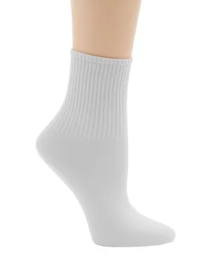 Ribbed Ballet Sock